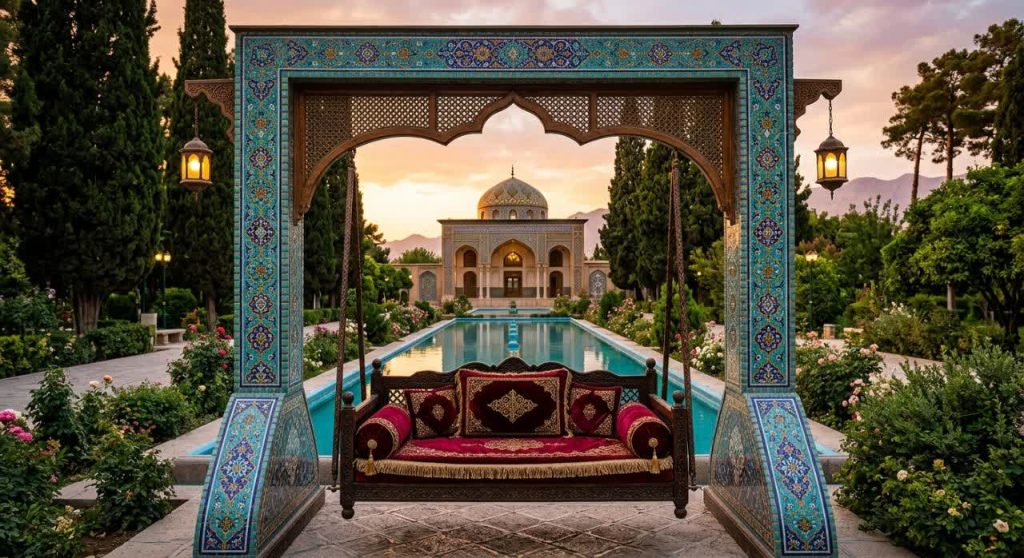 تاب باغی خاص مناسب برای فضای باغ های ایرانی